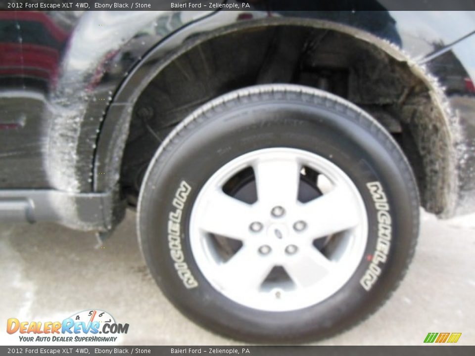 2012 Ford Escape XLT 4WD Ebony Black / Stone Photo #9