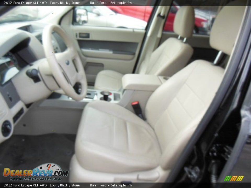 2012 Ford Escape XLT 4WD Ebony Black / Stone Photo #11