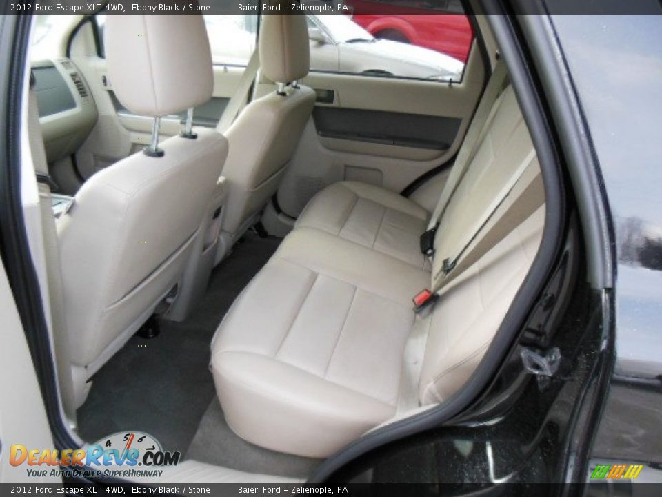 2012 Ford Escape XLT 4WD Ebony Black / Stone Photo #13