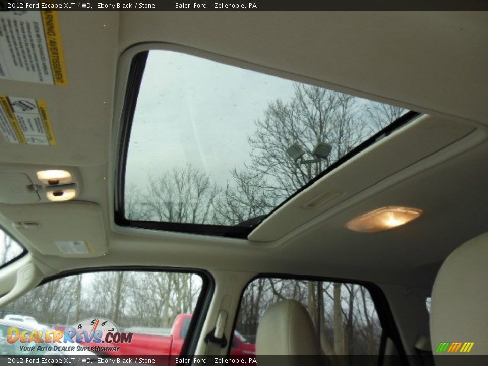 2012 Ford Escape XLT 4WD Ebony Black / Stone Photo #15