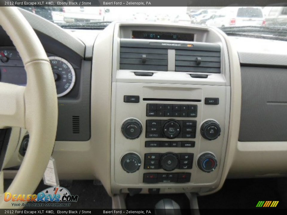 2012 Ford Escape XLT 4WD Ebony Black / Stone Photo #16