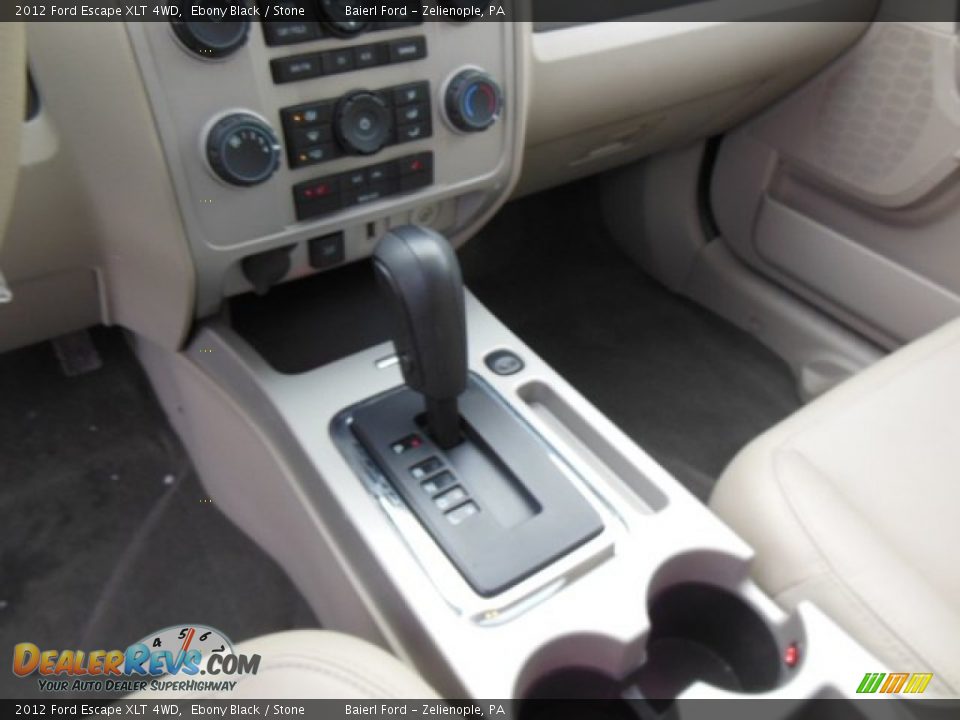 2012 Ford Escape XLT 4WD Ebony Black / Stone Photo #17
