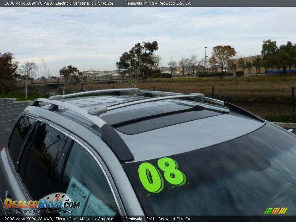 2008 Volvo XC90 V8 AWD Electric Silver Metallic / Graphite Photo #9