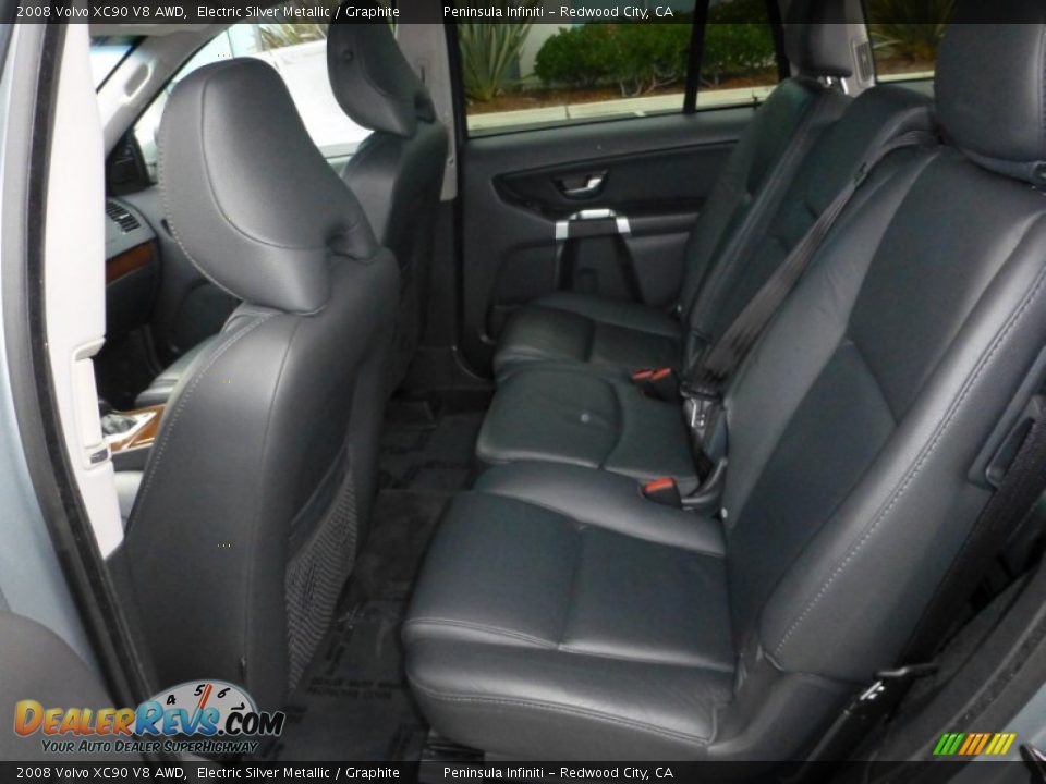 2008 Volvo XC90 V8 AWD Electric Silver Metallic / Graphite Photo #15