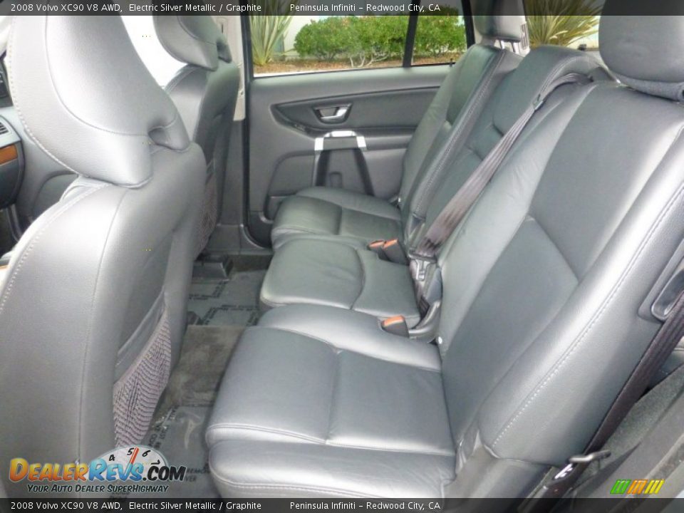 2008 Volvo XC90 V8 AWD Electric Silver Metallic / Graphite Photo #16