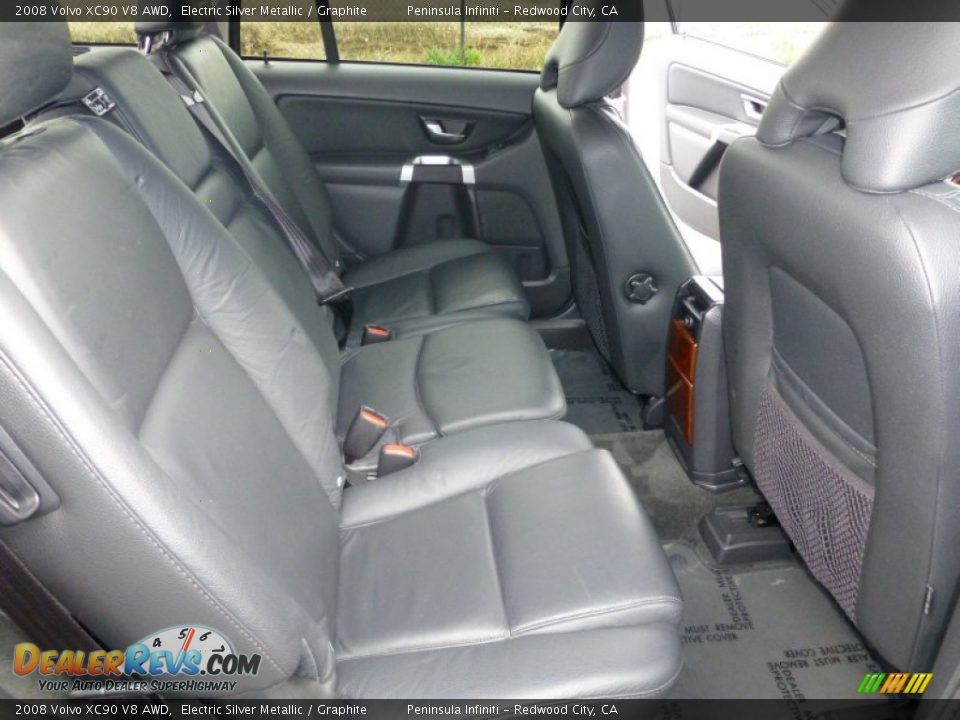 2008 Volvo XC90 V8 AWD Electric Silver Metallic / Graphite Photo #17