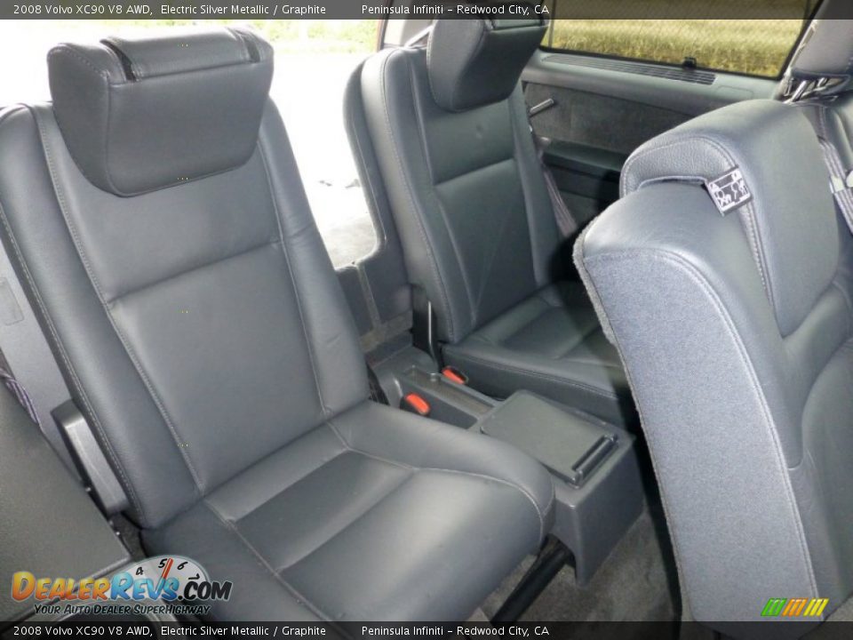 2008 Volvo XC90 V8 AWD Electric Silver Metallic / Graphite Photo #18