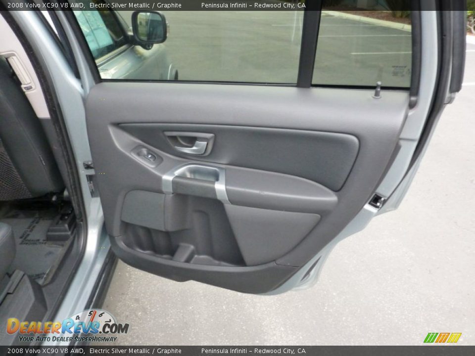 2008 Volvo XC90 V8 AWD Electric Silver Metallic / Graphite Photo #19