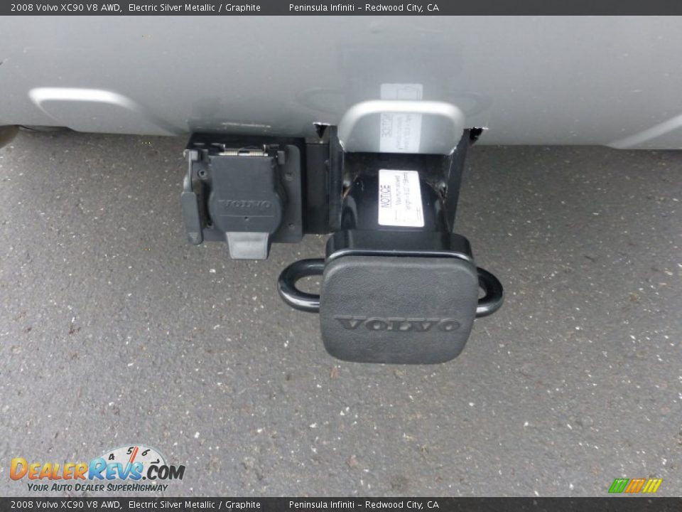2008 Volvo XC90 V8 AWD Electric Silver Metallic / Graphite Photo #21