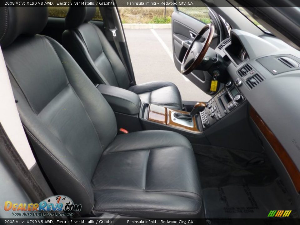 2008 Volvo XC90 V8 AWD Electric Silver Metallic / Graphite Photo #23