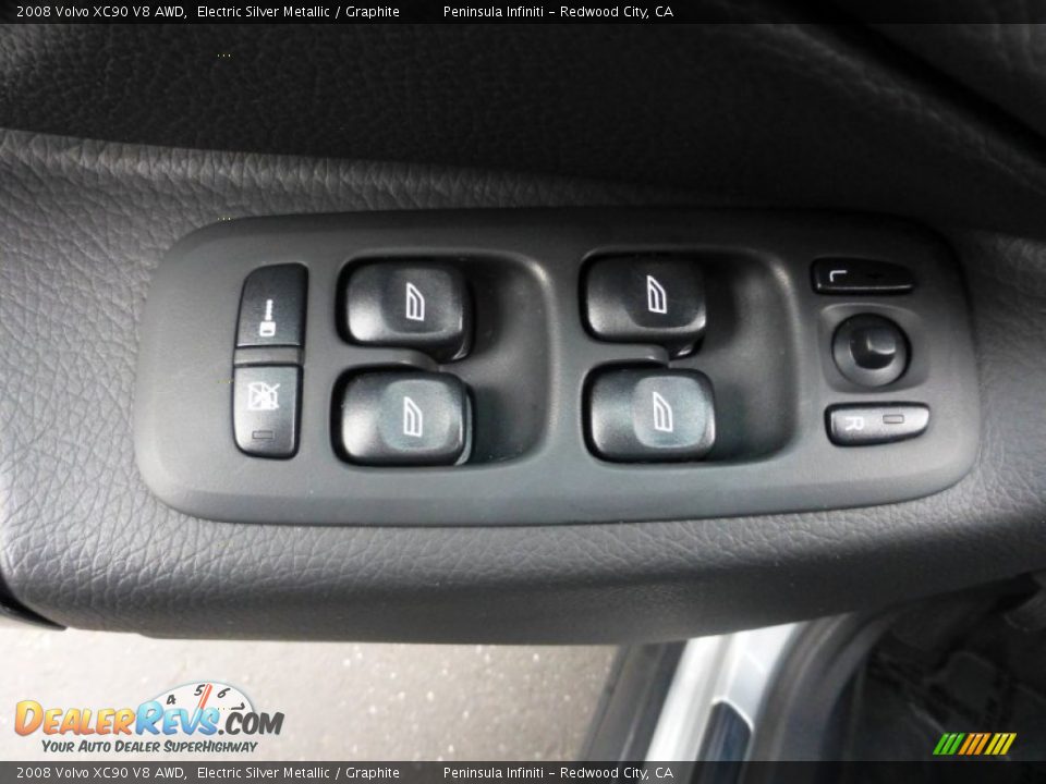 2008 Volvo XC90 V8 AWD Electric Silver Metallic / Graphite Photo #24
