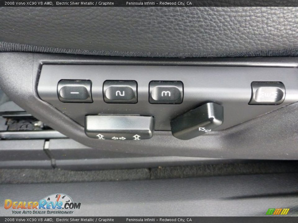 2008 Volvo XC90 V8 AWD Electric Silver Metallic / Graphite Photo #25