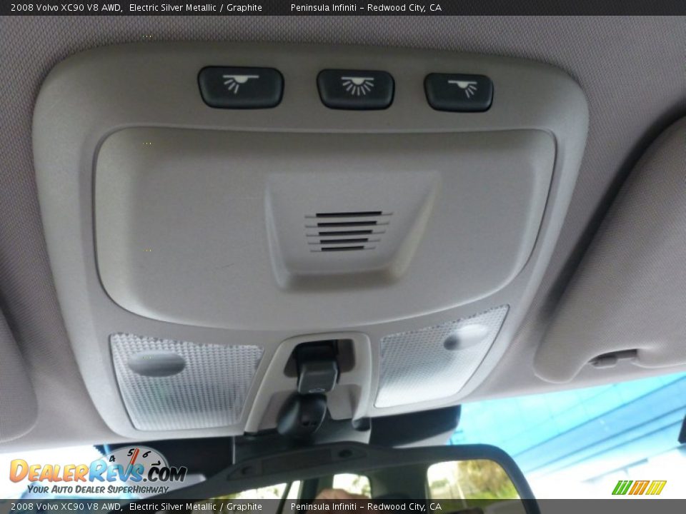 2008 Volvo XC90 V8 AWD Electric Silver Metallic / Graphite Photo #28