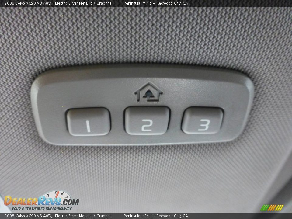 2008 Volvo XC90 V8 AWD Electric Silver Metallic / Graphite Photo #29