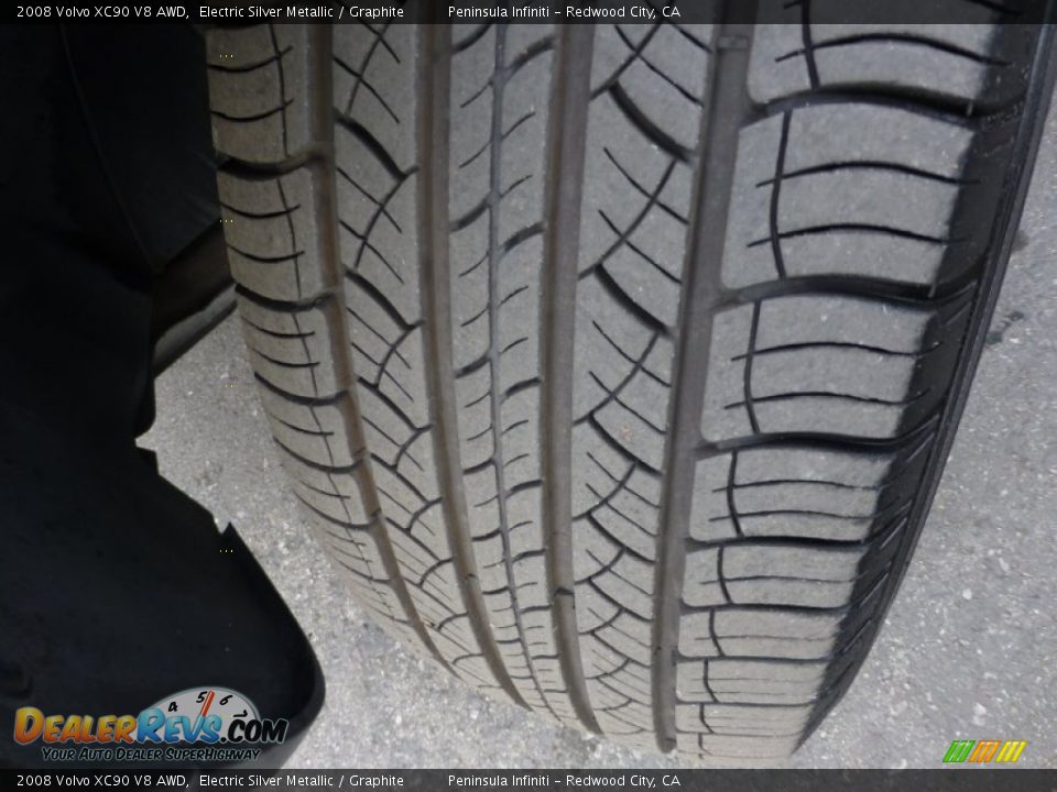 2008 Volvo XC90 V8 AWD Electric Silver Metallic / Graphite Photo #30