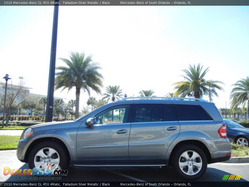 2010 Mercedes-Benz GL 450 4Matic Palladium Silver Metallic / Black Photo #4