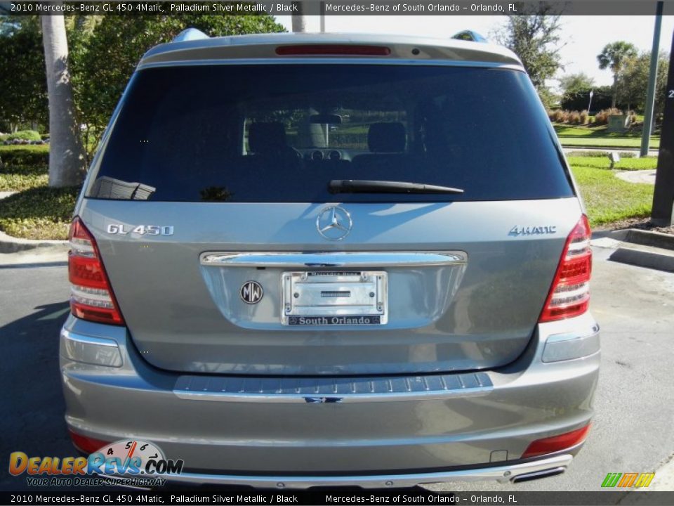 2010 Mercedes-Benz GL 450 4Matic Palladium Silver Metallic / Black Photo #6