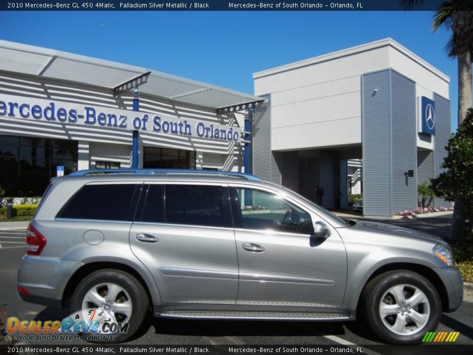 2010 Mercedes-Benz GL 450 4Matic Palladium Silver Metallic / Black Photo #8