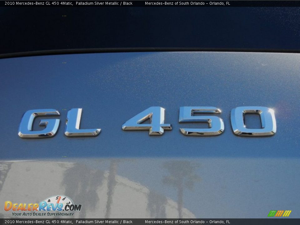 2010 Mercedes-Benz GL 450 4Matic Palladium Silver Metallic / Black Photo #9