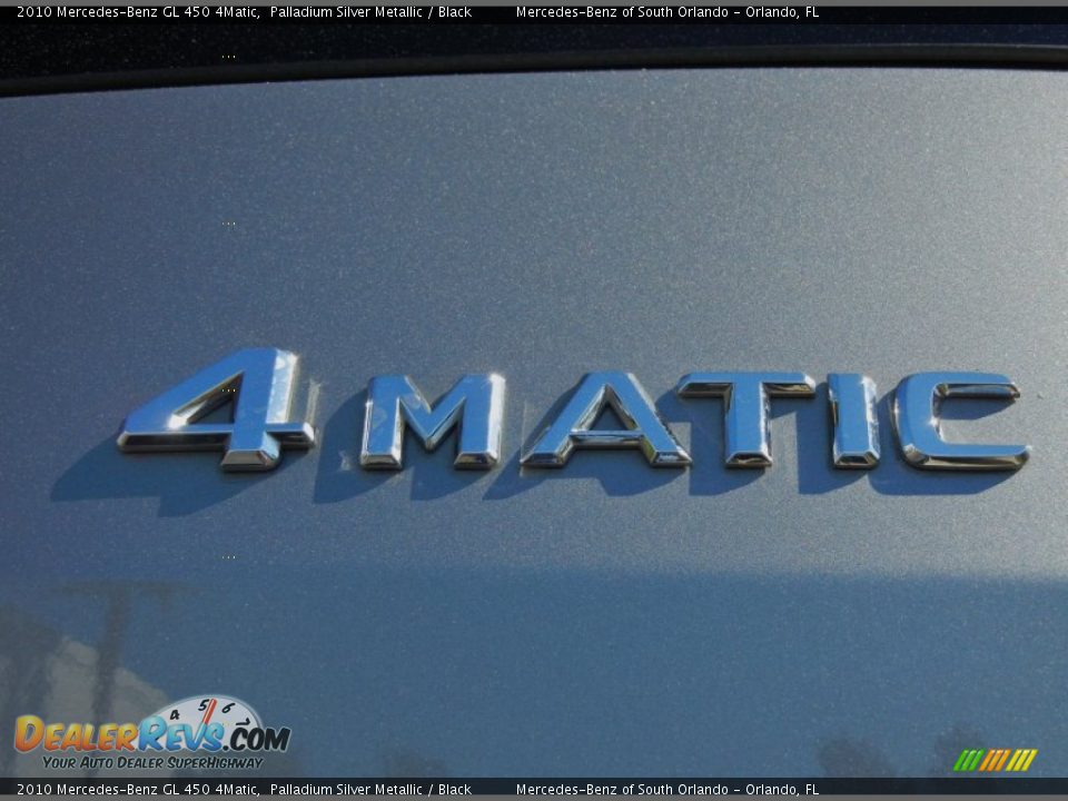 2010 Mercedes-Benz GL 450 4Matic Palladium Silver Metallic / Black Photo #10