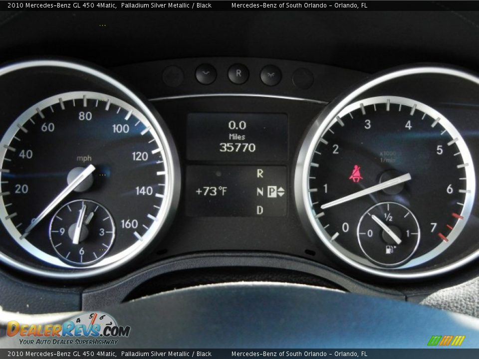 2010 Mercedes-Benz GL 450 4Matic Palladium Silver Metallic / Black Photo #23