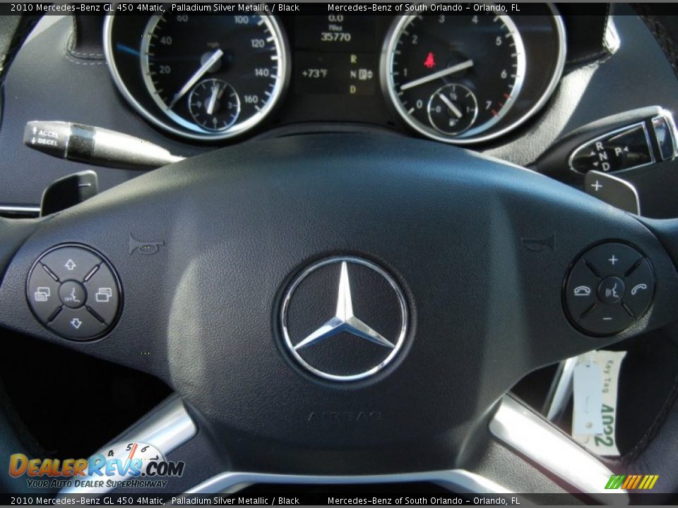 2010 Mercedes-Benz GL 450 4Matic Palladium Silver Metallic / Black Photo #26