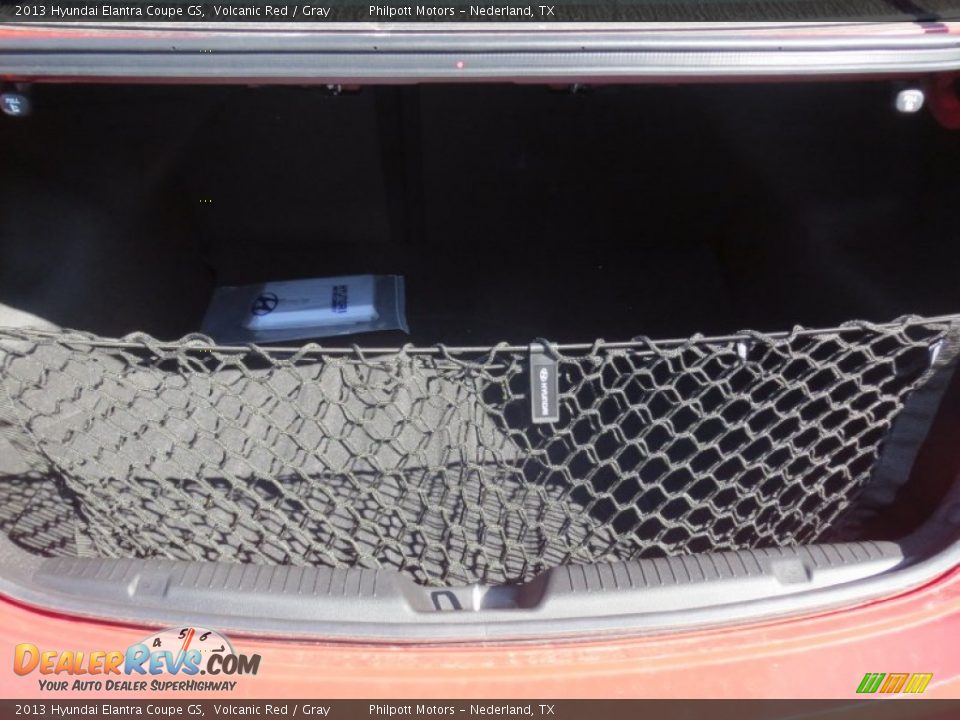 2013 Hyundai Elantra Coupe GS Volcanic Red / Gray Photo #14