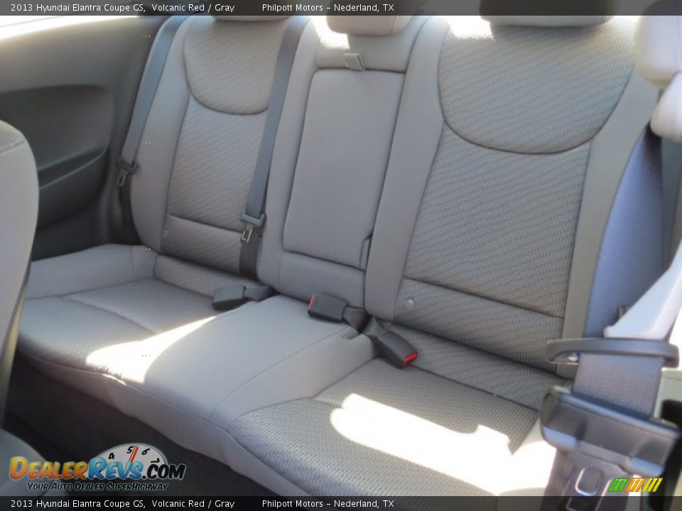 2013 Hyundai Elantra Coupe GS Volcanic Red / Gray Photo #21