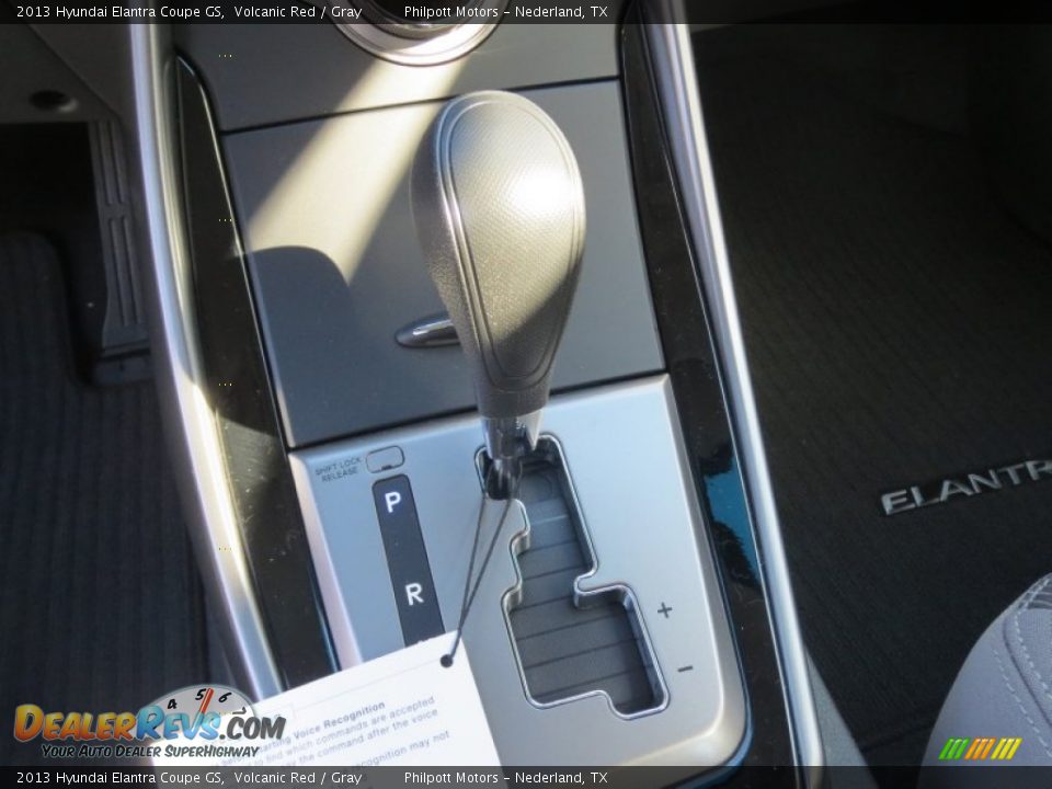 2013 Hyundai Elantra Coupe GS Volcanic Red / Gray Photo #26
