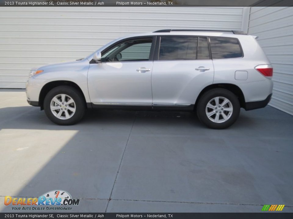 2013 Toyota Highlander SE Classic Silver Metallic / Ash Photo #5