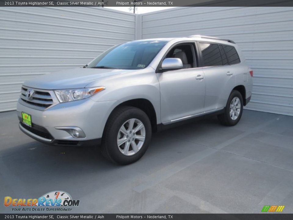 2013 Toyota Highlander SE Classic Silver Metallic / Ash Photo #6