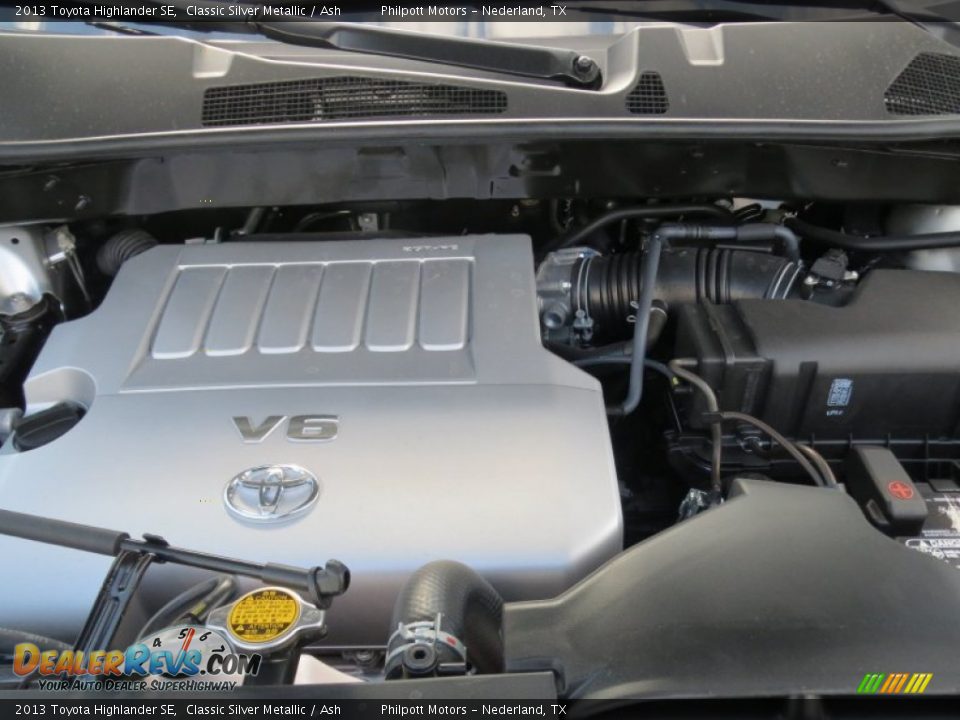 2013 Toyota Highlander SE Classic Silver Metallic / Ash Photo #14