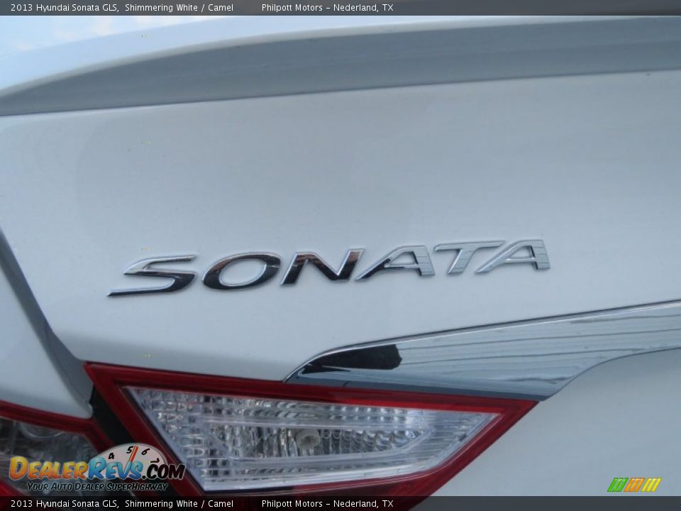 2013 Hyundai Sonata GLS Shimmering White / Camel Photo #13