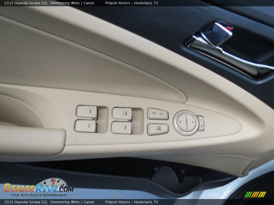 2013 Hyundai Sonata GLS Shimmering White / Camel Photo #20
