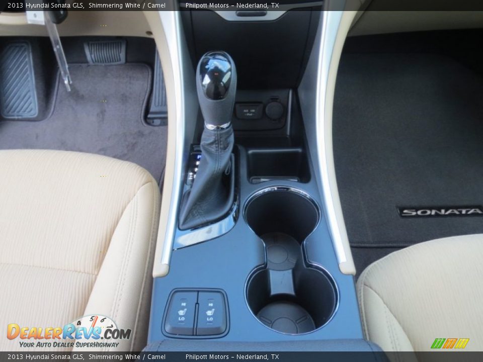 2013 Hyundai Sonata GLS Shimmering White / Camel Photo #27