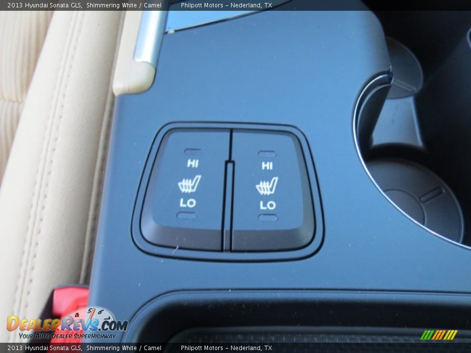 2013 Hyundai Sonata GLS Shimmering White / Camel Photo #28