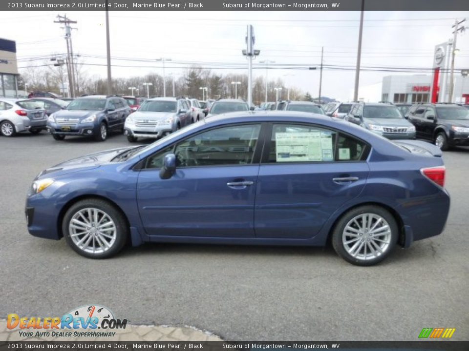 Marine Blue Pearl 2013 Subaru Impreza 2.0i Limited 4 Door Photo #4
