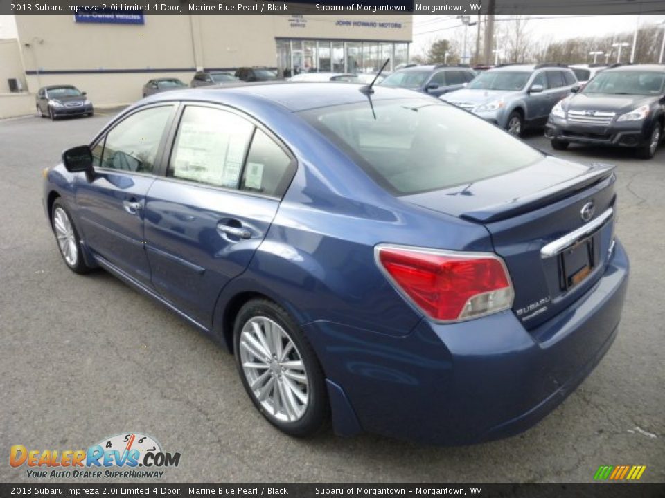 2013 Subaru Impreza 2.0i Limited 4 Door Marine Blue Pearl / Black Photo #5