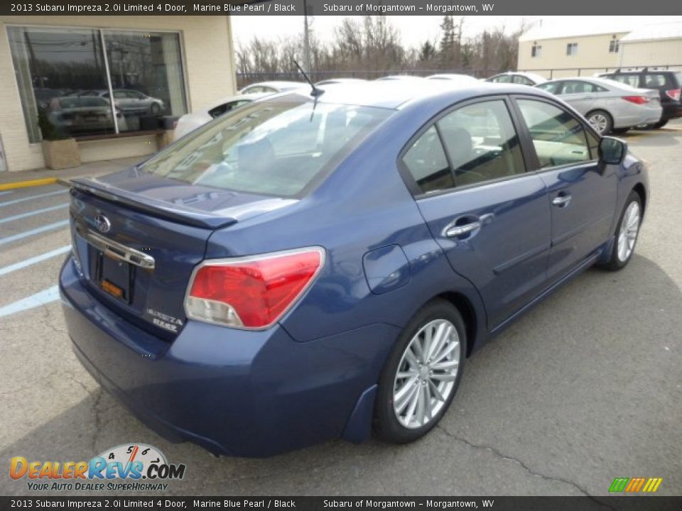 2013 Subaru Impreza 2.0i Limited 4 Door Marine Blue Pearl / Black Photo #7