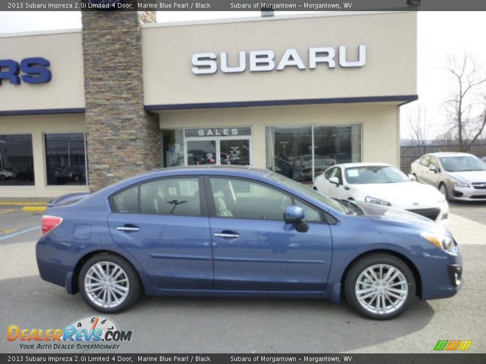 Marine Blue Pearl 2013 Subaru Impreza 2.0i Limited 4 Door Photo #8