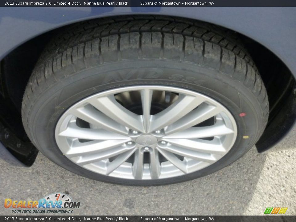 2013 Subaru Impreza 2.0i Limited 4 Door Marine Blue Pearl / Black Photo #9