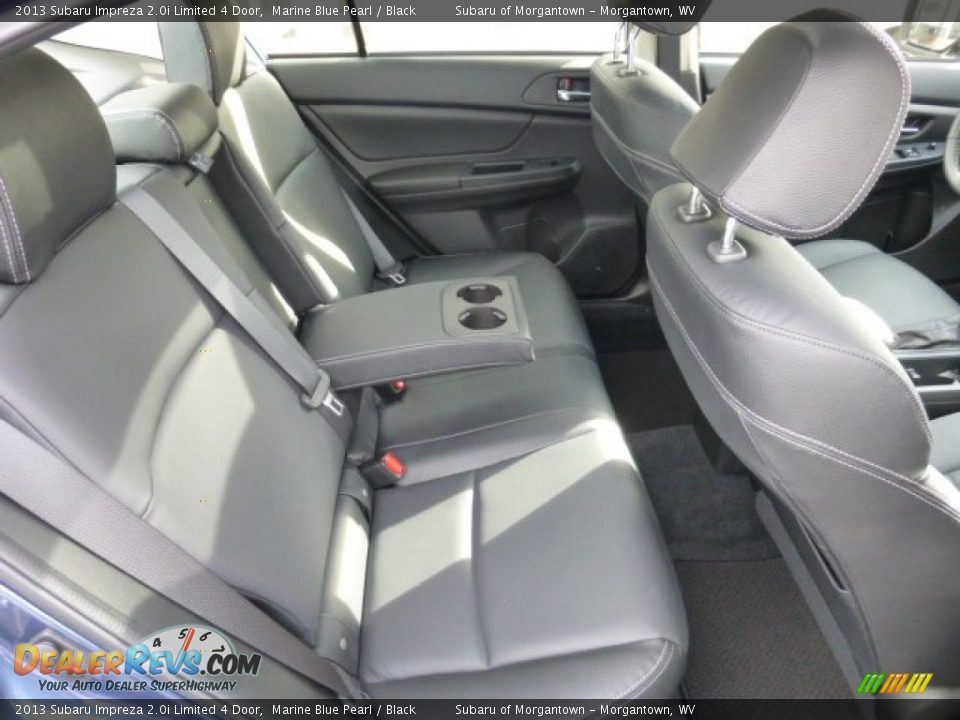 Rear Seat of 2013 Subaru Impreza 2.0i Limited 4 Door Photo #12
