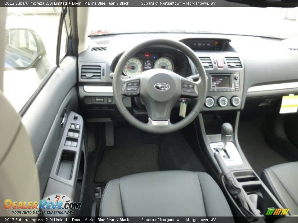 2013 Subaru Impreza 2.0i Limited 4 Door Marine Blue Pearl / Black Photo #14