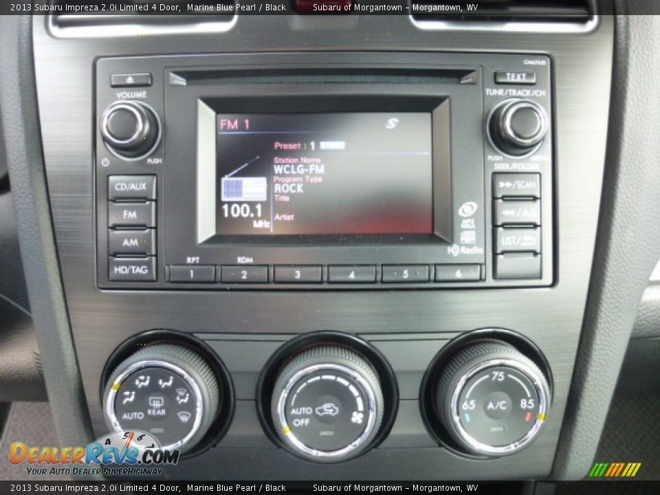 2013 Subaru Impreza 2.0i Limited 4 Door Marine Blue Pearl / Black Photo #19