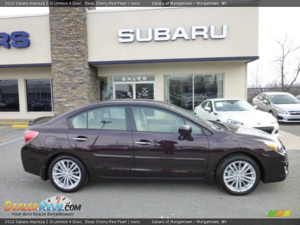 Deep Cherry Red Pearl 2013 Subaru Impreza 2.0i Limited 4 Door Photo #8