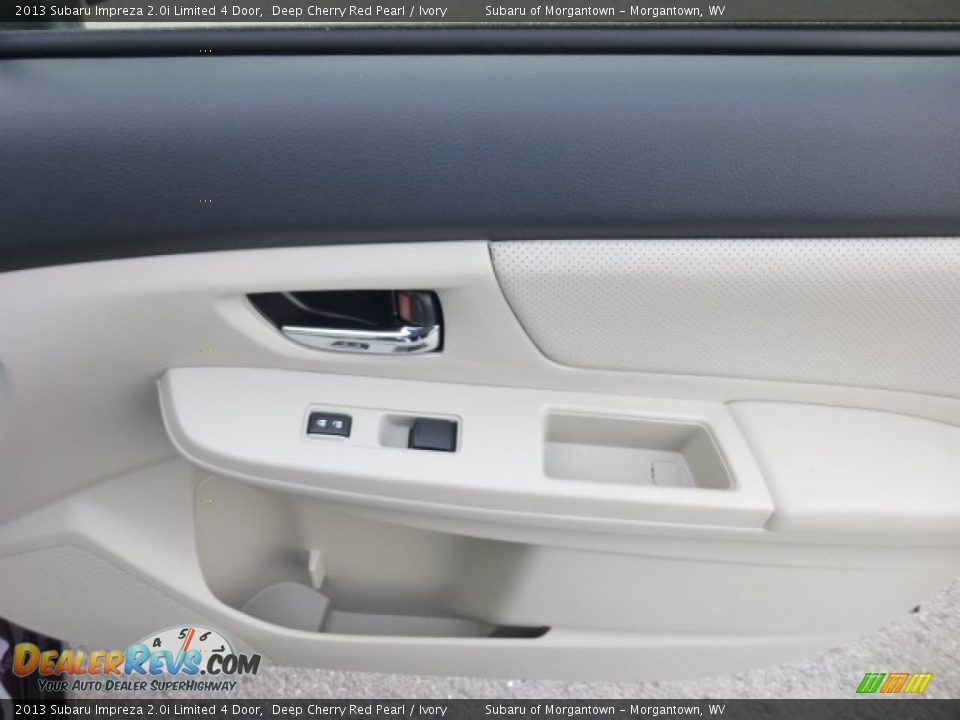 2013 Subaru Impreza 2.0i Limited 4 Door Deep Cherry Red Pearl / Ivory Photo #12