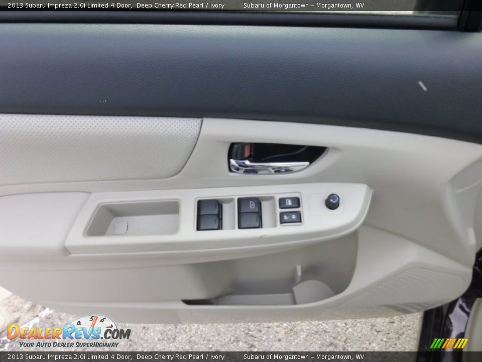 2013 Subaru Impreza 2.0i Limited 4 Door Deep Cherry Red Pearl / Ivory Photo #18