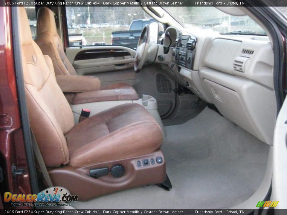 2006 Ford F250 Super Duty King Ranch Crew Cab 4x4 Dark Copper Metallic / Castano Brown Leather Photo #19