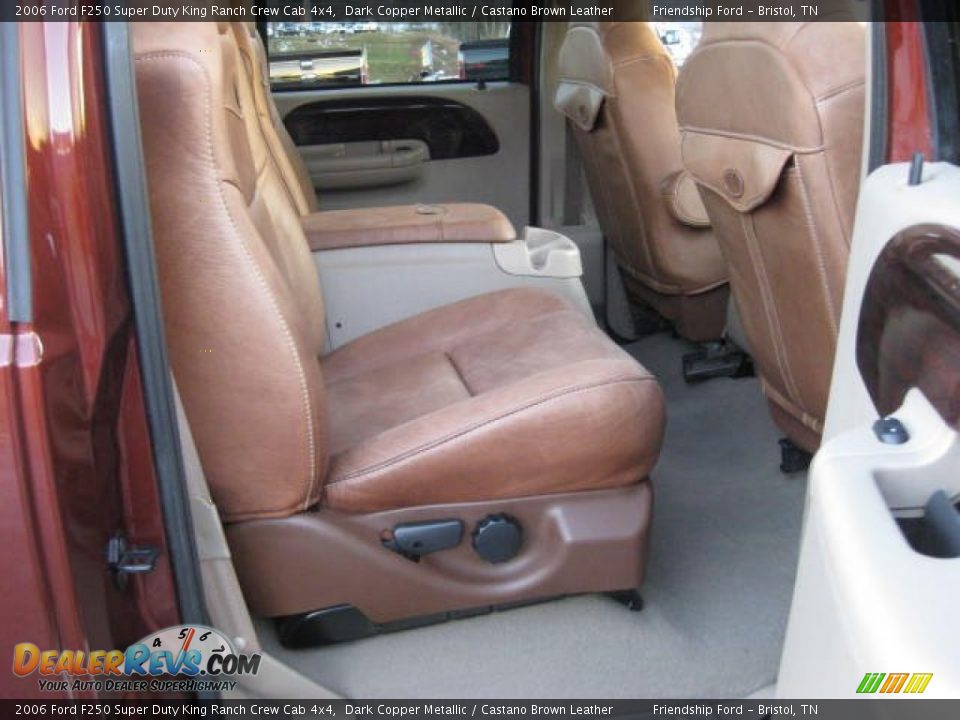 2006 Ford F250 Super Duty King Ranch Crew Cab 4x4 Dark Copper Metallic / Castano Brown Leather Photo #22