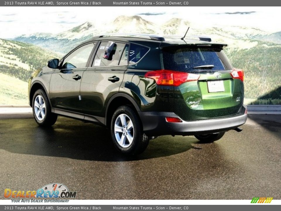 2013 Toyota RAV4 XLE AWD Spruce Green Mica / Black Photo #2